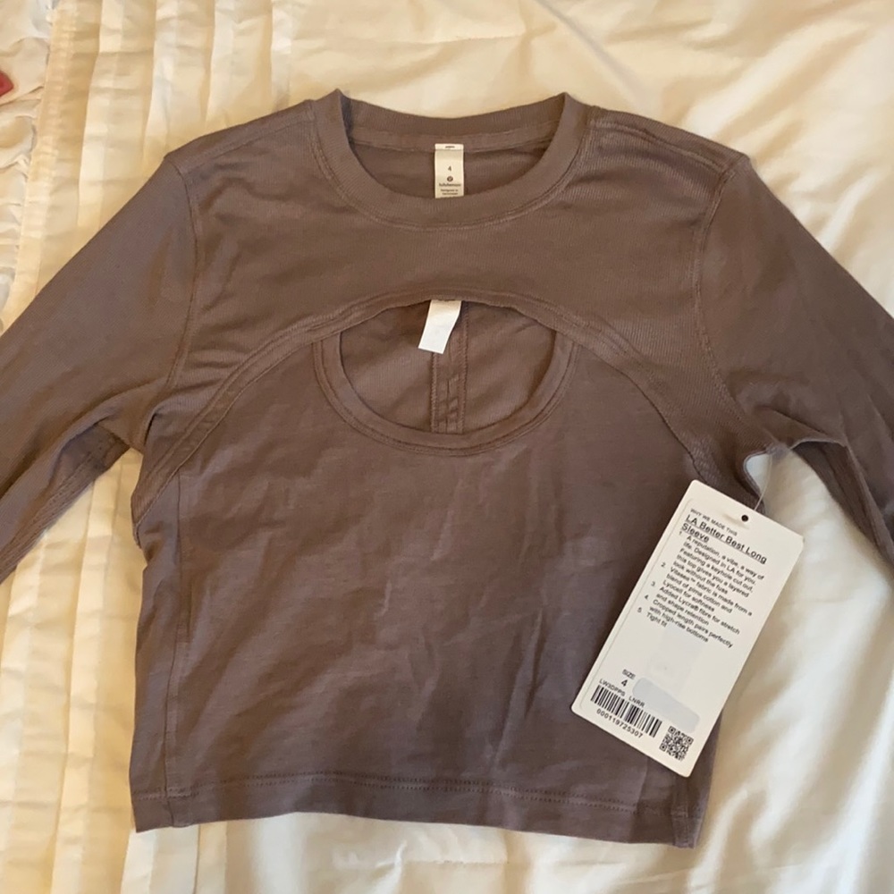 lululemon size 4 “LA Better Best” long sleeve